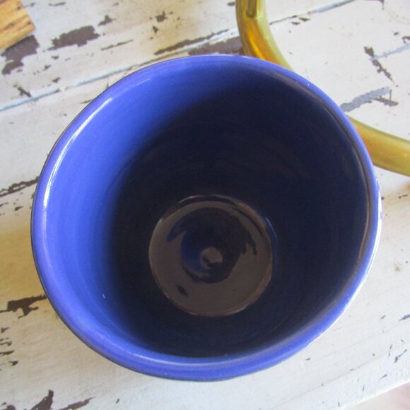 Hand Painted Glass Tumbler Desert Southwest Saguaro Cactus TASSO - Picture 2 of 4